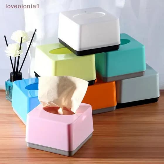 [love] Caixa De Tecido De Plástico Quadrada De Grau Comercial , Casa , Restaurante , Sala De Estar , Tipo Gaveta , Pode