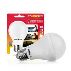 Lampada Led Inteligente Controled 3 Tons Branco 9W E27