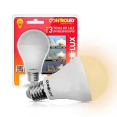 Lampada Led Inteligente 3 Tons Dimmer 9W Bivolt Bulbo E27