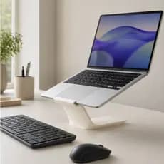 Suporte Notebook Laptop Macbook  Base Premium Home Office Plástico Ergonômico transportável