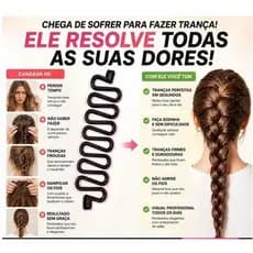 Acessório para Cabelo Trança Fácil Shang Du Modelador Trança