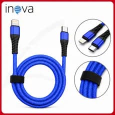 Cabo Carregador Turbo 30W 1 ou 2 Metros USB Tipo C para Lightning iPhone Original Inova