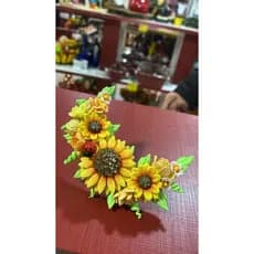Biscuit de chimarrão arco de girassol/ enfeite de chimarrão