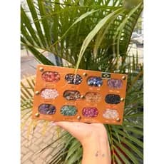 Coleção Pedras Brasileiras Naturais | Kit Minerais com Identificação | 2 Tamanhos Disponíveis