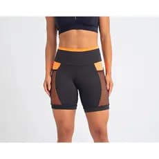 Kit 3 Shorts Bermuda Feminina Fitness Academia Treino Bolso Tela - B12