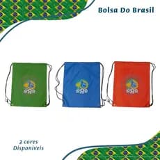 Mochila Saco Unisex Seleção Brasileira 3 Peças - Dolce Home