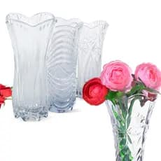 Vaso Decorativo Flores 24cm Elegante Decoração Sala Mesa - Dolce Home
