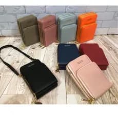 Bolsa feminina Bolsa carteira bolsa bag bolsa transversal porta celular com 3 divisórias Mini bag bolsa carteira