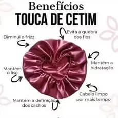 Touca de cetim