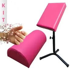 Kit Suporte Tripé Premium Pedicure E Apoio De Mão Manicure 100% Espuma D28
