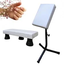 Kit Suporte Tripé Apoio das Pernas Com Apoio de Mão Para Punho Manicure e Pedicure