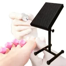 Tripé Suporte para Pedicure e Manicure com Regulagem de Altura Preto