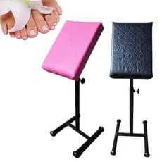 Suporte de Pé e Perna Tripé com Almofada Confortável para Manicure e Pedicure