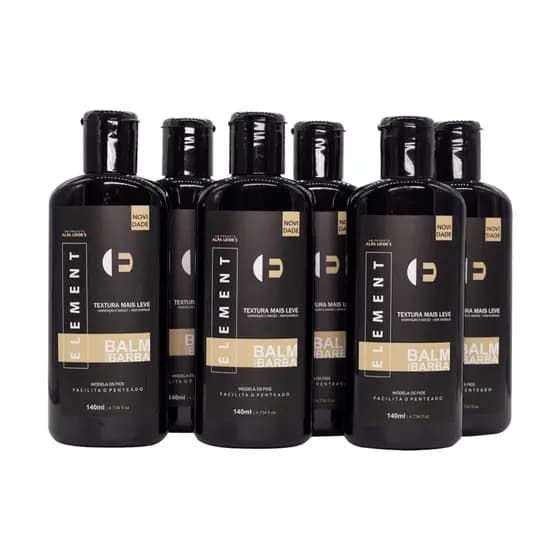 6 Un BALM PARA BARBA ELEMENT 140ml - MELHOR PARA SUA BARBA
