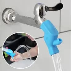 Extensor de Torneira de Silicone Para Lavar Mão e Escovação Banheiros e Cozinha