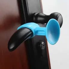 KIT 2un/4un/6un Protetor de Portas Ventosa Anti Impacto Suporte Silicone para Porta Maçaneta Multiuso