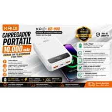 Power Bank MagSafe 10000mAh Carregamento Sem Fio Magnético Fast Charge USB-C Para iPhone Android