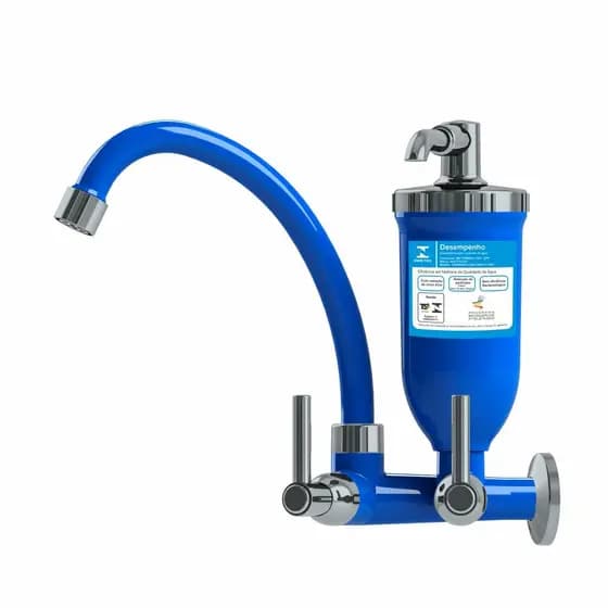 Torneira de Cozinha Com Filtro de Parede ABS C70 Azul Escuro