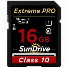 Cartão de Memória 16GB Classe 10 Alta Durabilidade para Câmeras Drone e Notebook