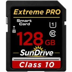 Cartão de Memória SD Extreme Pro Classe 10 U3 V30 16GB 32GB 64GB 128GB Alta Velocidade 4K GoPro Sony