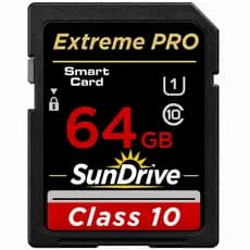 Cartão de Memória 64GB SD Classe 10 U3 4K Armazenamento Seguro para Fotos Vídeos e Backup
