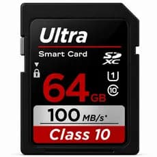 Cartão de Memória SD 64GB Classe 10 para Equipamentos Profissionais