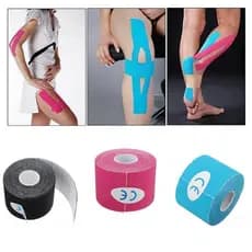 Bandagem Elástica 5cm X 5m Fita De Kinesio Kinesiologic Tape Profissional