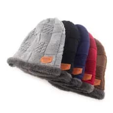 touca chapéu feminino masculino malha inverno quente moda（NN）