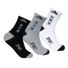 Kit 3-6-12 pares de meias masculinas adultas longas esportivas enviadas aleatoriamente