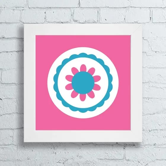 Quadro Decorativo -  Hippie Flor de Lótus
