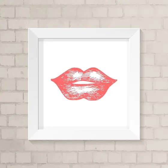 Quadro Decorativo Para Porta de Banheiro Feminino