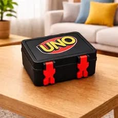 Caixa Box Para Uno Jogo Prático Divertido Fácil Manuseio Organizador Portátil