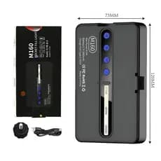 Luz de preenchimento e luz quente para fotografia LED RGB 2700k-6500k Luz fotográfica profissional portátil recarregável