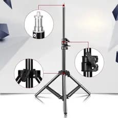 Tripé Para Iluminação Led 2.1 Metros Universal Tik Tok Celular Jorge