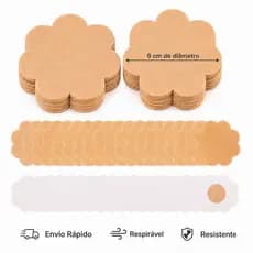 Capa De Mamilo Adesivo Pele Descartável Invisível Não Tecido Remendo De Peito  - Resistente - Indolo