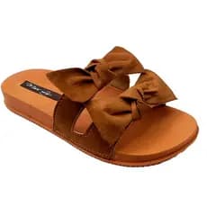 Sandalia Feminina Adulto Mulher Slide 2 Laços Promoção