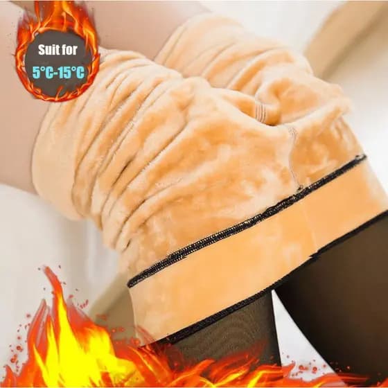 Kit com 2 Meia-Calça Feminina Térmica Quente Inverno BELLUS