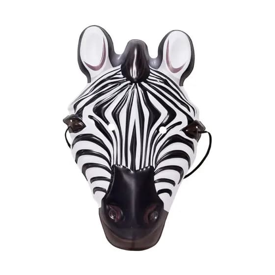 Máscara De Zebra Infantil Para Festas E Fantasias
