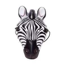 Máscara De Zebra Infantil Para Festas E Fantasias
