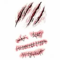 Tatuagens Temporárias De Frase Halloween