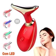 Massageador Facial Led Tratamento Lift Fototerapia Skincare Rosto