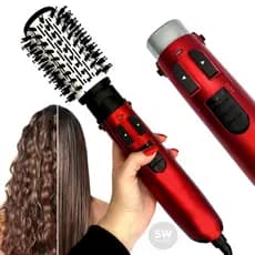 Escova Giratória 2em1 Seca Alisa E Modela Anti Frizz - Escova Rotativa
