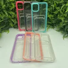 Capinha Case para iPhone Dupla com Porta Cartão
