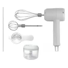 Mixer 3 X 1 Batedeira Ovos Processador Triturador Mega Power Batedeiras Cozinha Alimento