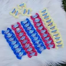 Kit 50 Lacinhos E Pompons Banho e Tosa Cachorro Laços Acessórios Caninos Diversos Tipos diferentes Borrachinha Gato Cama Roupa Coleira Petshop Shop Pelo Pêlos Adesivo Colante Top Tops Fita Atacado Variedade Pronta entrega Envio Imediato Hoje Luxo Ataca