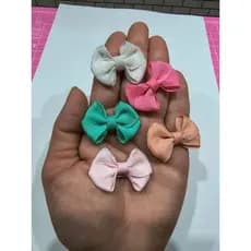 kit 5 Laços Bebê Recém-nascido Mini Autocolante Adesivo