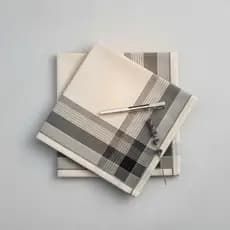 3 Peças Lenço De Algodão Masculino Macio Absorvente Xadrez Bolso Quadrado Lavável À Máquina Para Eventos Formais