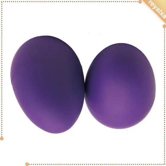 [Reyalxa] Agitador De Ovos Com Som Roxo , Percussão , Escola , Igreja , Coro , Instrumentos Musicais