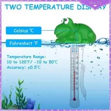 [Lszdy] Termômetro De Piscina Preciso E Fácil Relógio Em Formato De Animal Medidor De Temperatura Fofo