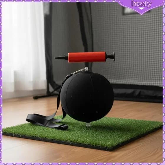 [Lszdy] Utilitário De Correção De Postura De Balanço Inflável Em PVC Flocado Para Treinamento De Golfe Profissional